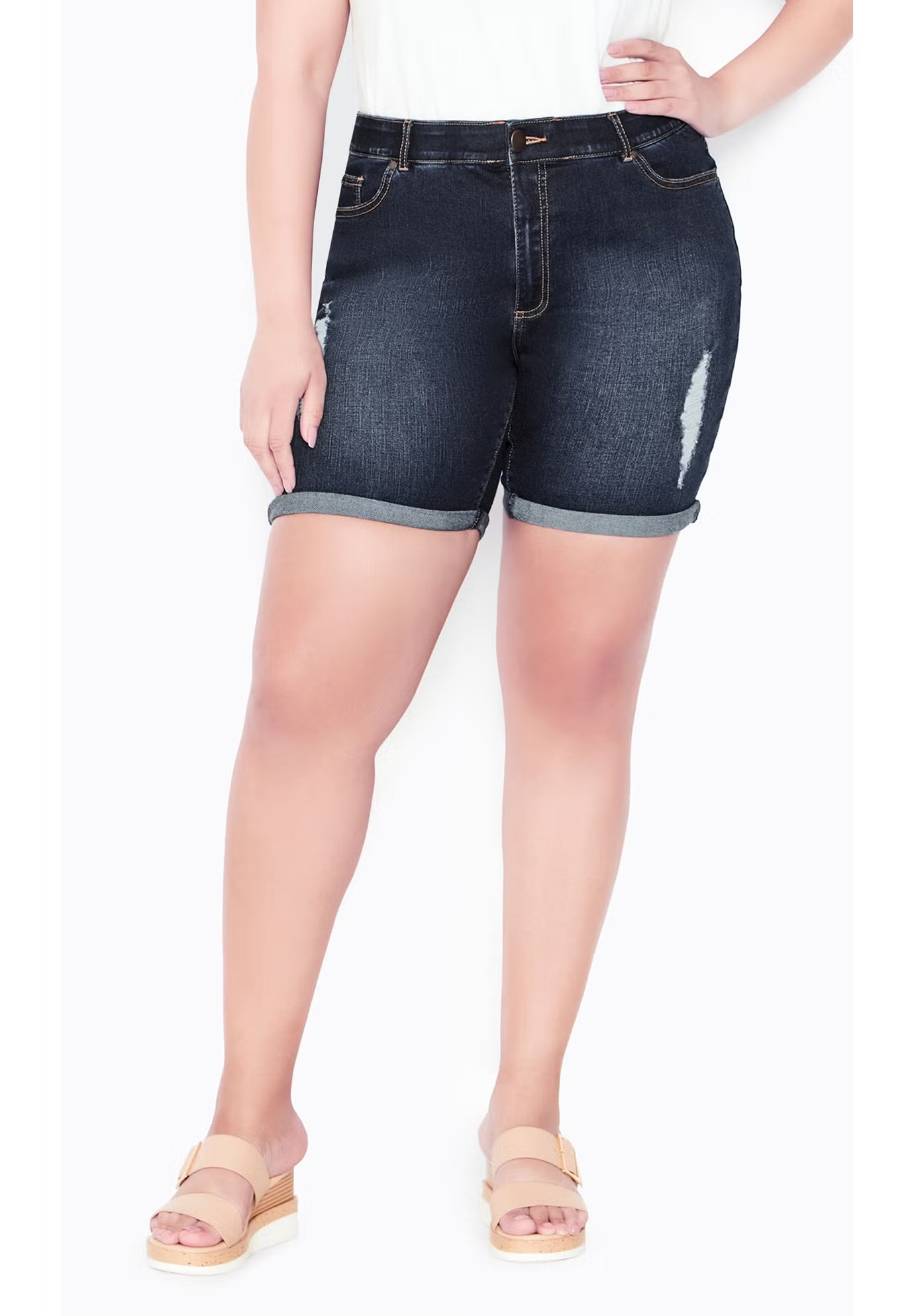 Short Gina Ripped Jeans