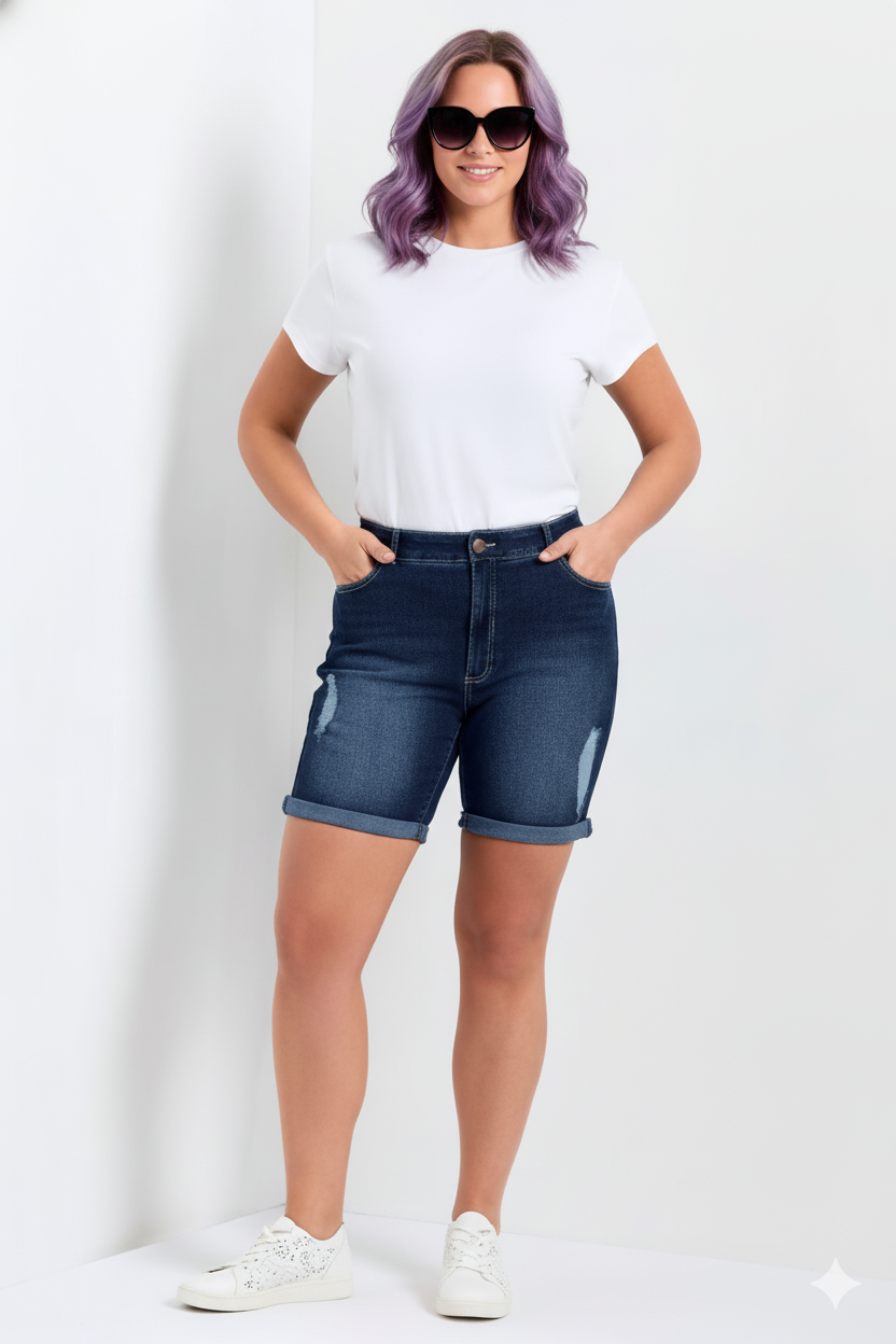 Short Gina Ripped Jeans