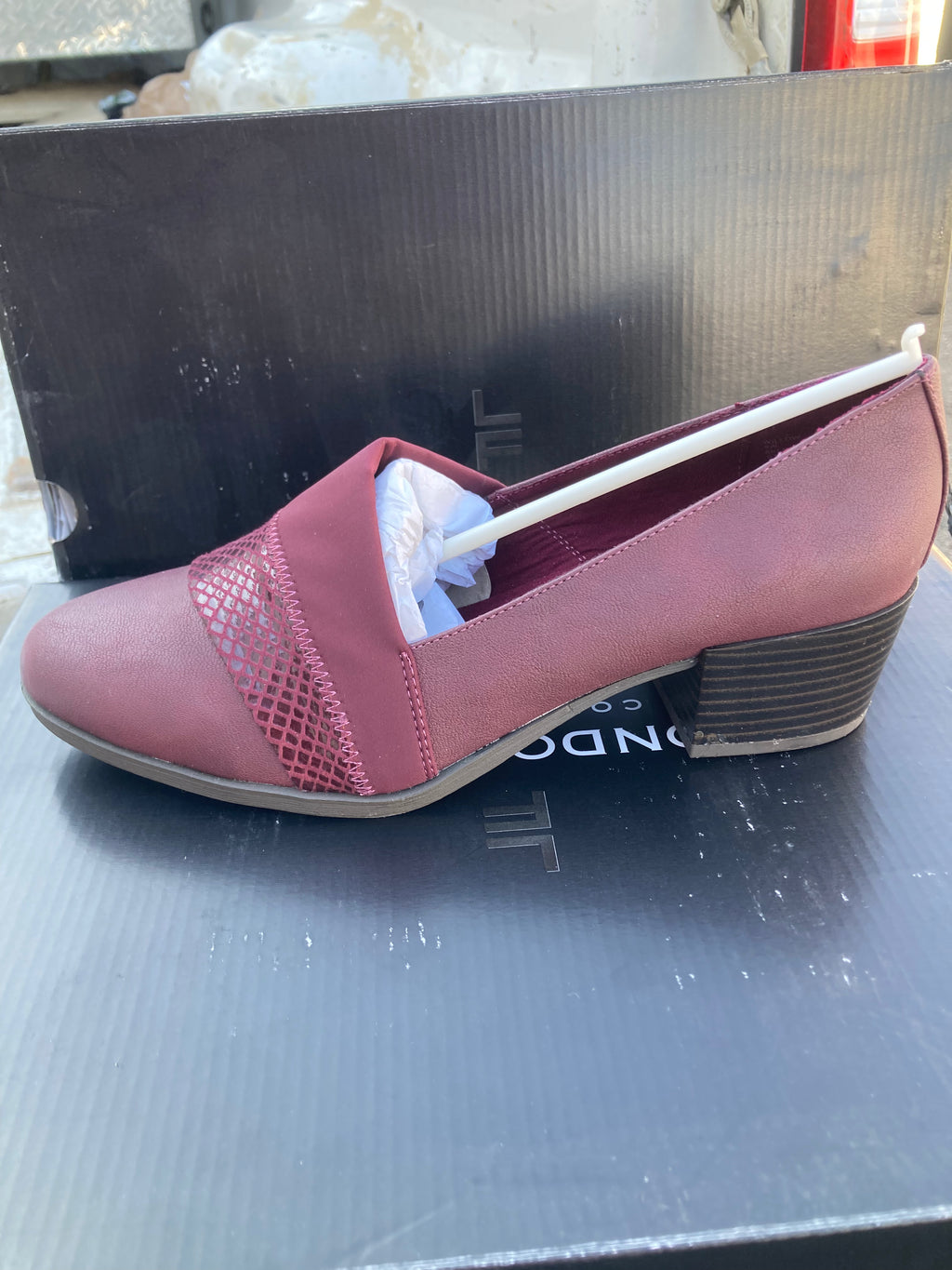 Burgundy London Fog Shoes