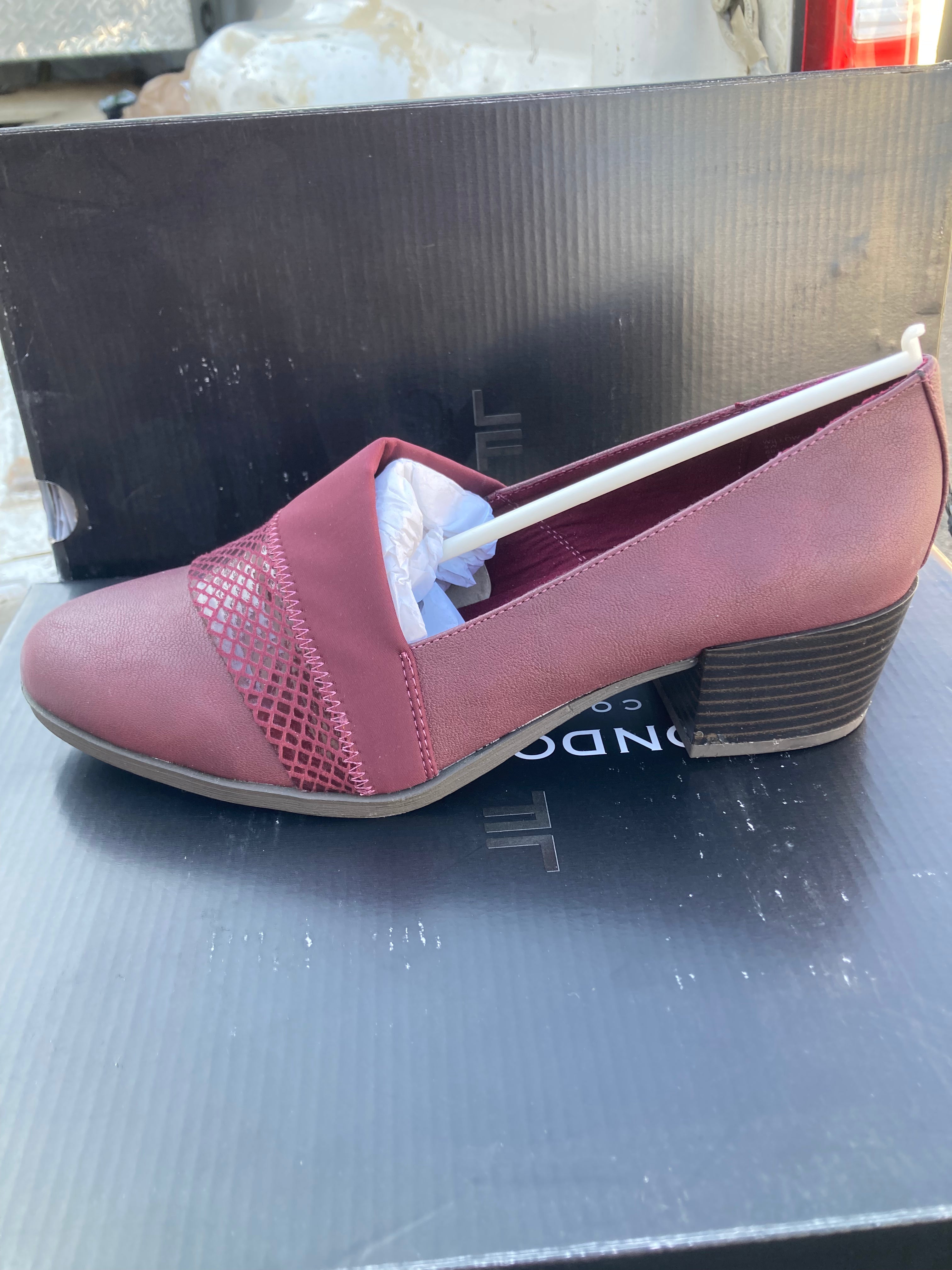 Burgundy London Fog Shoes