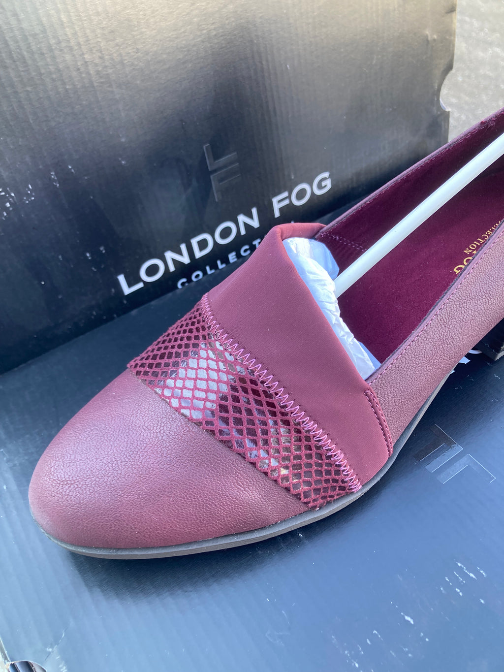 Burgundy London Fog Shoes