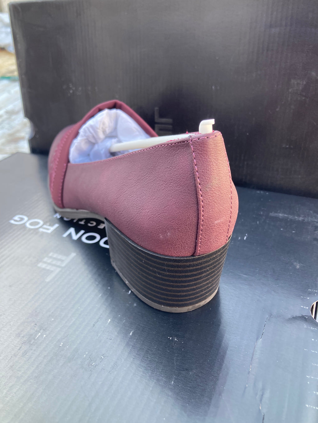 Burgundy London Fog Shoes