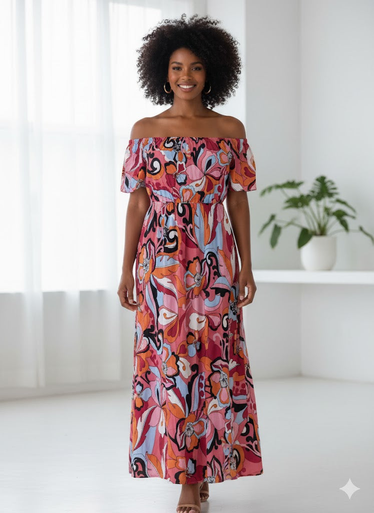 Groovy 70's Vibe Dress